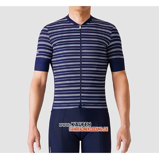 La Passione Kurzarmtrikot 2019 Und kurze Tragerhose Stripe Blau